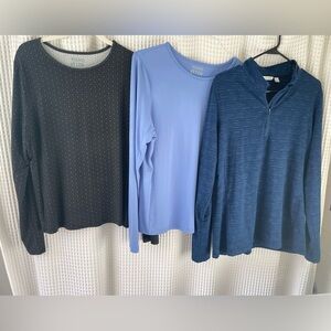 Bundle of 3 Women’s Activewear Long sleeve shirts